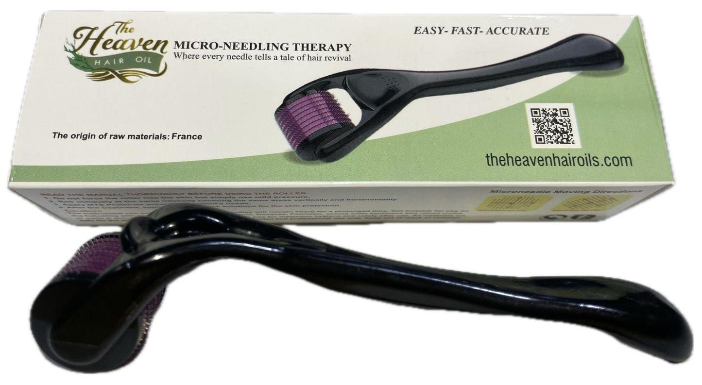 The Heaven Derma Roller – Micro-Needling Therapy for Hair & Beard Growth