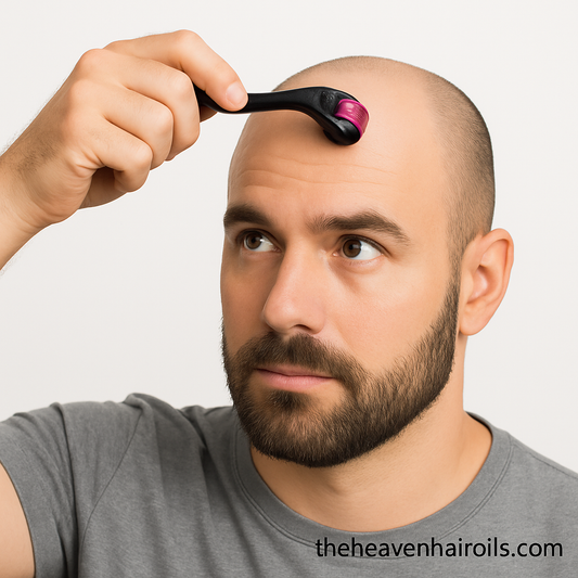 The Heaven Derma Roller – Micro-Needling Therapy for Hair & Beard Growth